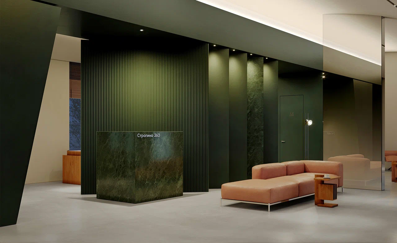 Лобби и входная группа жилого комплекса